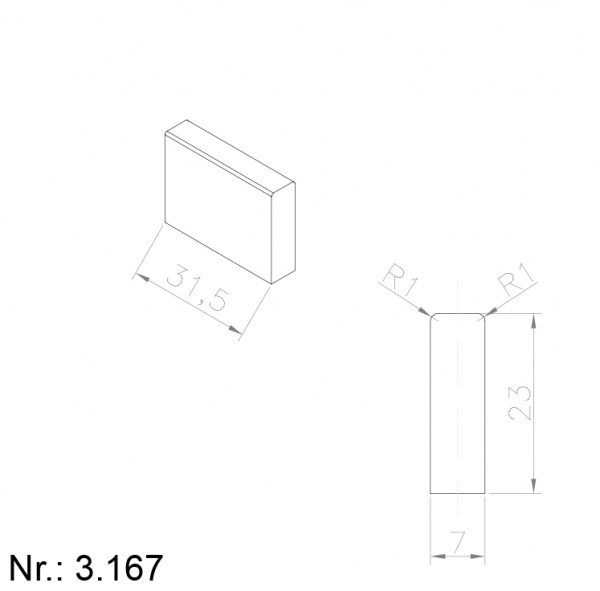 3167 PU Nocken