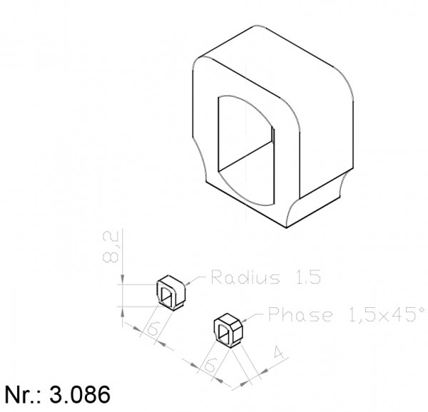 3086 PU Nocken