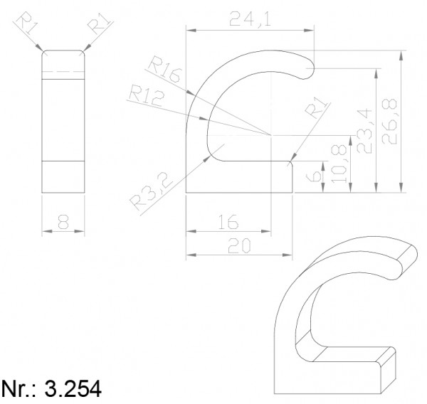 3254 PU Nocken