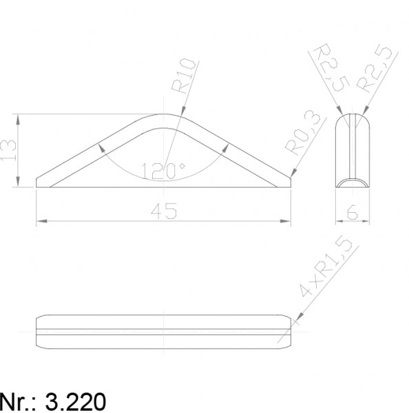 3220 PU Nocken