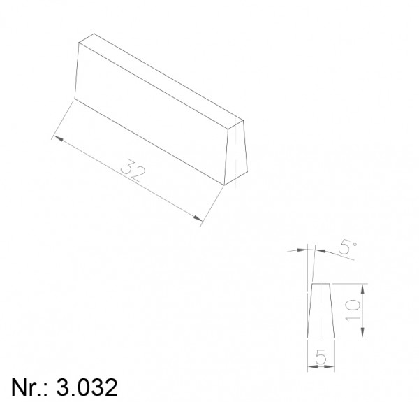3032PU Nocken