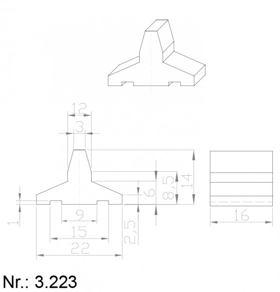 3223 PU Nocken