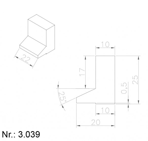 3039 PU Nocken