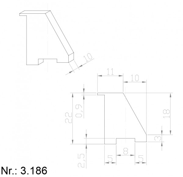 3186 PU Nocken