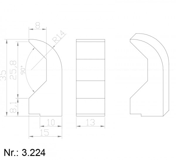 3224 PU Nocken