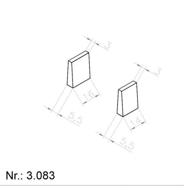 3083 PU Nocken