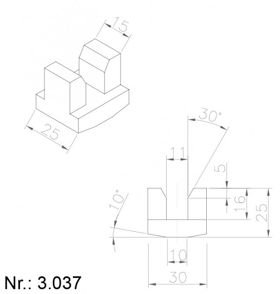 3037 PU Nocken