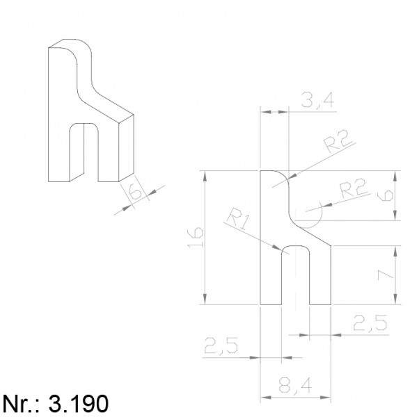 3190 PU Nocken
