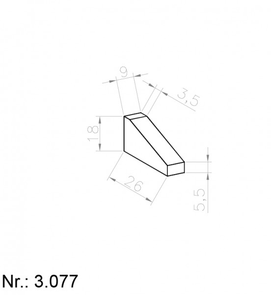 3077 PU Nocken