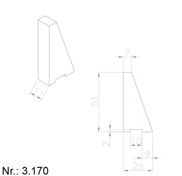 3170 PU Nocken