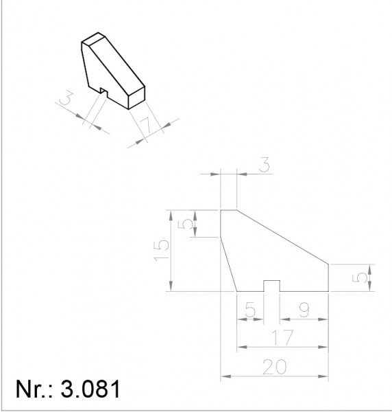 3081 PU Nocken