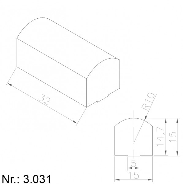 3031 PU Nocken