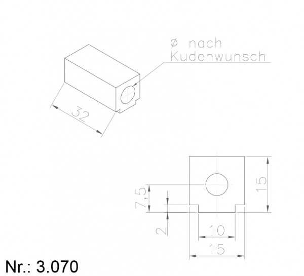 3070 PU Nocken