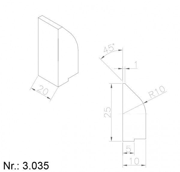 3035 PU Nocken
