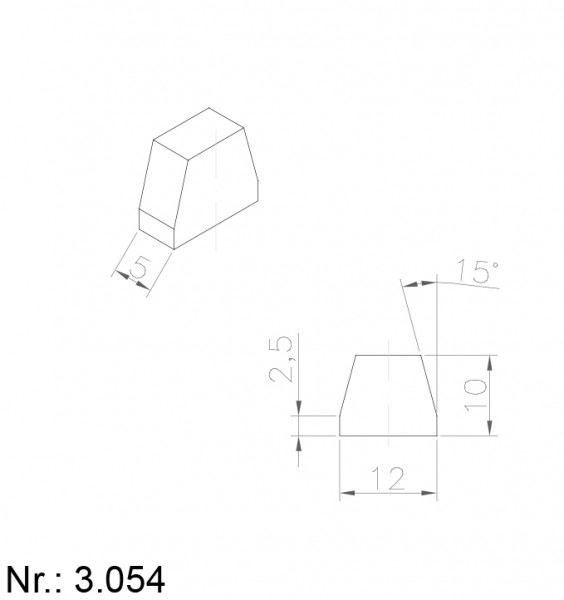3054 PU Nocken