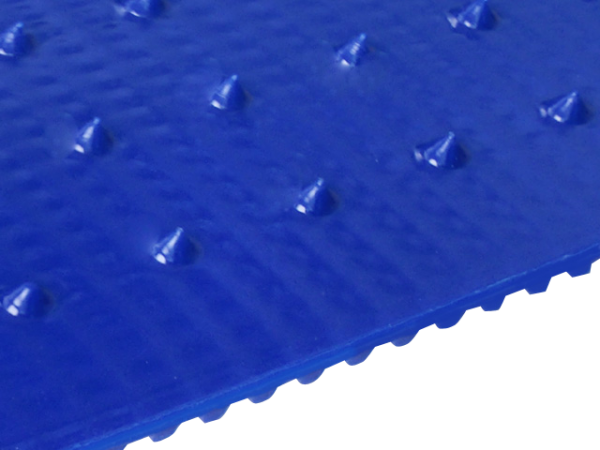 Zahnriemen T5 blau Spikes mit Versatz 15 x 15 mm FDA