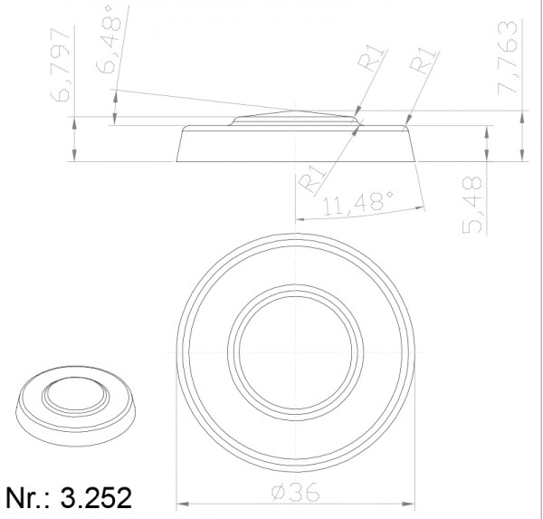3252 PU Nocken