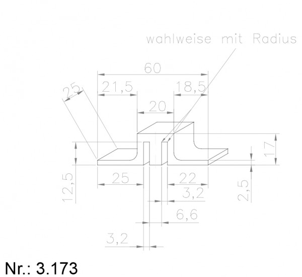 3173 PU Nocken