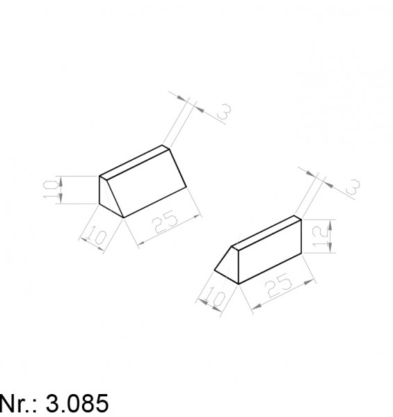 3085 PU Nocken