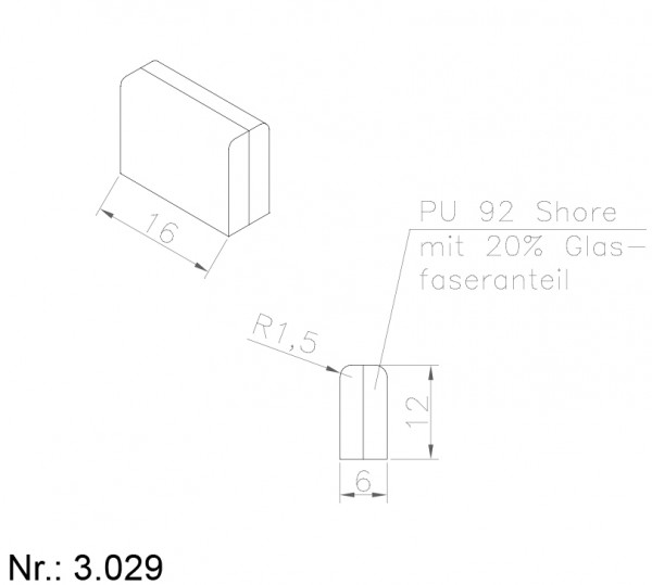 3029 PU Nocken