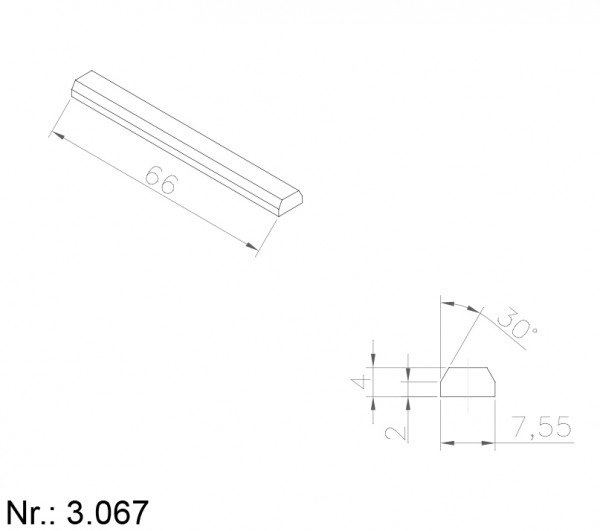 3067 PU Nocken