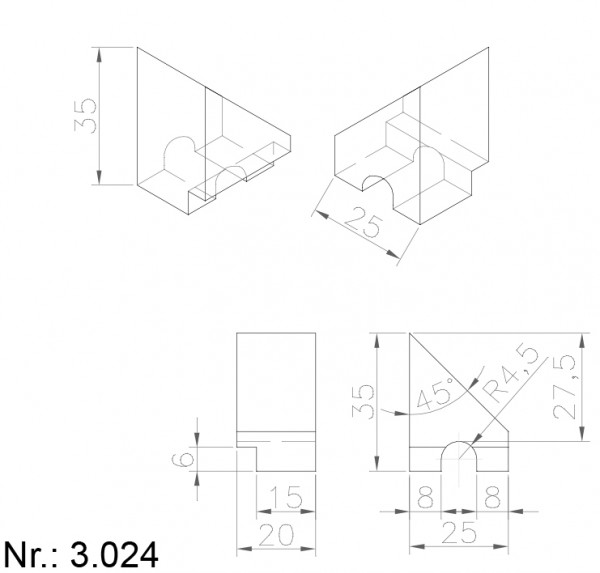 3024 PU Nocken