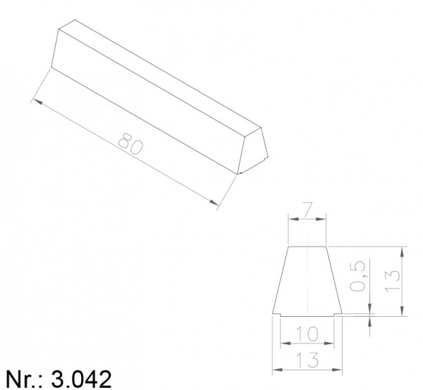 3042 PU Nocken
